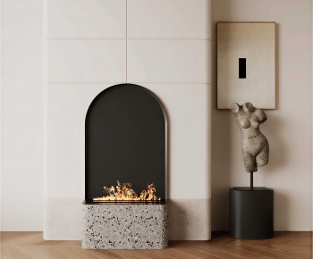 Modern Fireplace-ID:744304901