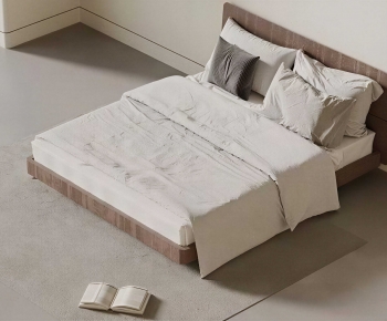 Modern Double Bed-ID:521457915