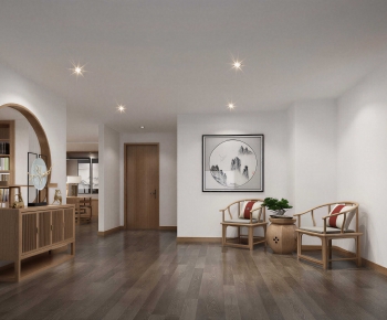 New Chinese Style Hallway-ID:455571894