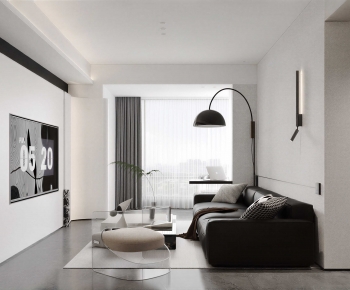 Modern A Living Room-ID:646670108