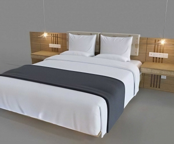 Modern Double Bed-ID:993031022