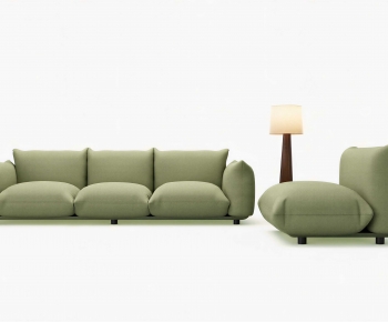 Modern Three-seat Sofa-ID:414339071