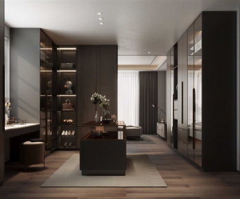 Modern Clothes Storage Area-ID:750559095