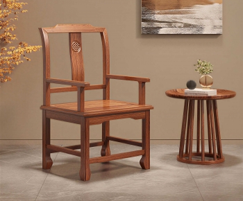 New Chinese Style Lounge Chair-ID:904140591