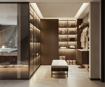 Modern Clothes Storage Area-ID:538613081