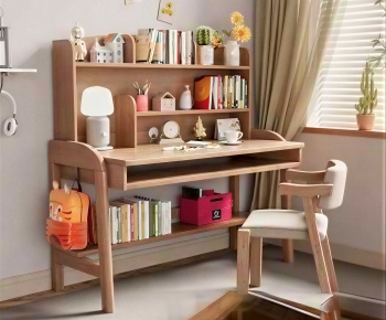 Modern Computer Desk And Chair-ID:978132017