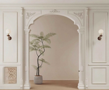 French Style TV Wall-ID:686709991