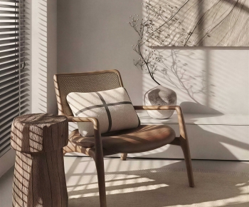 Wabi-sabi Style Lounge Chair-ID:933037049