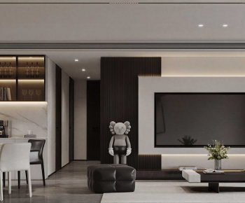 Modern A Living Room-ID:797422898