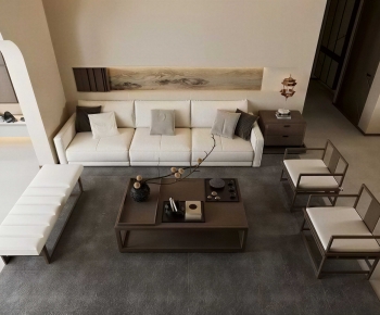 New Chinese Style Sofa Combination-ID:575819077