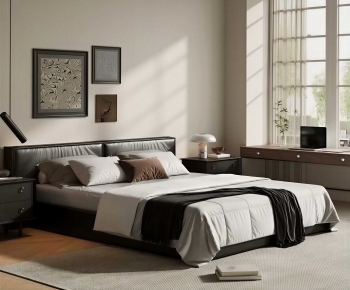 Modern Double Bed-ID:231175909