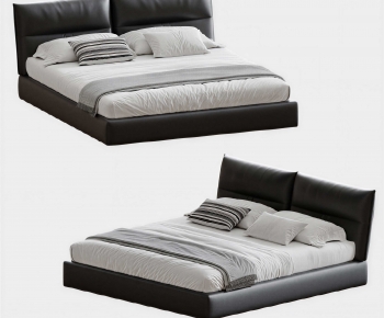 Modern Double Bed-ID:570467009