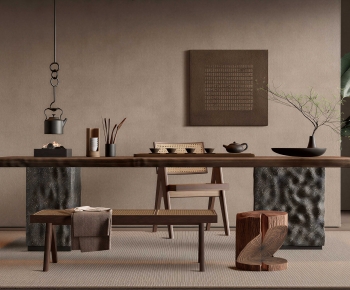 New Chinese Style Tea Tables And Chairs-ID:576184035