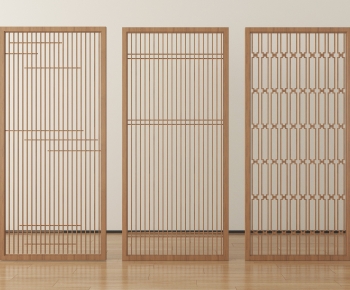 New Chinese Style Wooden Screen Partition-ID:433371075