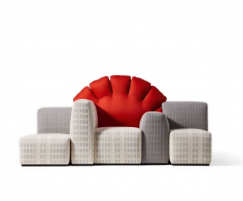 Modern Three-seat Sofa-ID:389776954