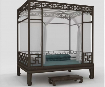 Chinese Style Double Bed-ID:640155087