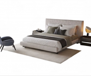 Modern Double Bed-ID:575165037