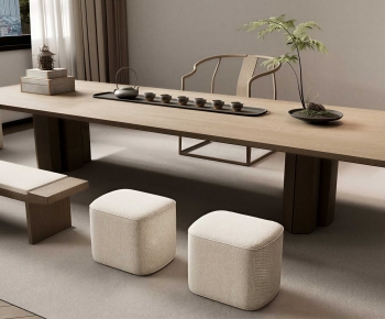 New Chinese Style Tea Tables And Chairs-ID:357754958