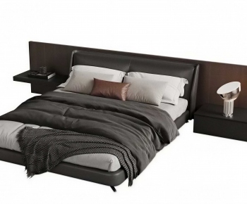 Modern Double Bed-ID:316680915