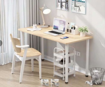 Modern Computer Desk And Chair-ID:817868953
