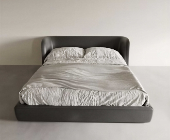 Modern Double Bed-ID:653273116
