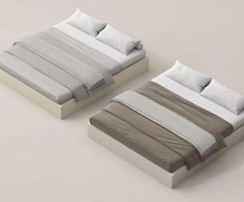 Modern Double Bed-ID:878423939