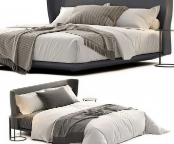 Modern Double Bed-ID:184935094