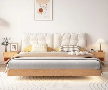 Modern Double Bed-ID:351703882