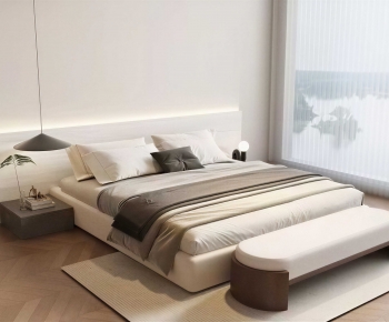 Modern Double Bed-ID:982768066