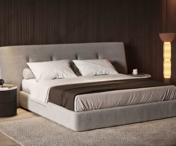 Modern Double Bed-ID:100369594