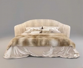 Modern Double Bed-ID:212656977