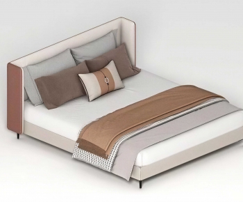 Modern Double Bed-ID:310774091