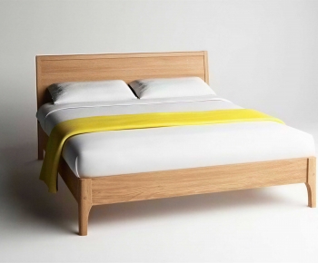 Modern Double Bed-ID:917875059