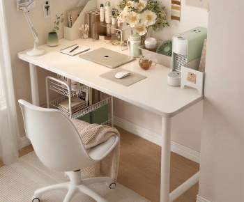 Nordic Style Computer Desk And Chair-ID:212208994