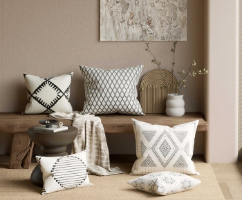 Wabi-sabi Style Pillow-ID:212850091