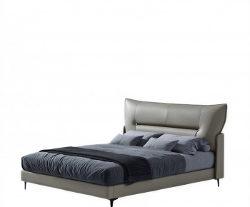 Modern Double Bed-ID:634603022