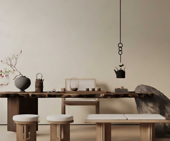 New Chinese Style Tea Tables And Chairs-ID:145010955