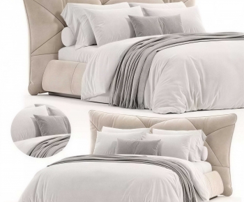 Modern Double Bed-ID:307293897