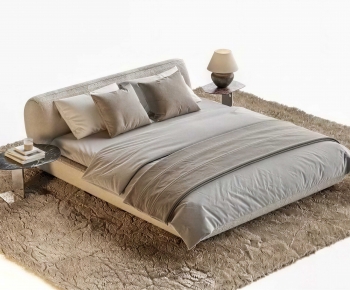 Modern Double Bed-ID:542186981