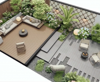 Modern Courtyard/landscape-ID:148850926