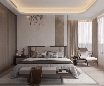 New Chinese Style Bedroom-ID:564810049