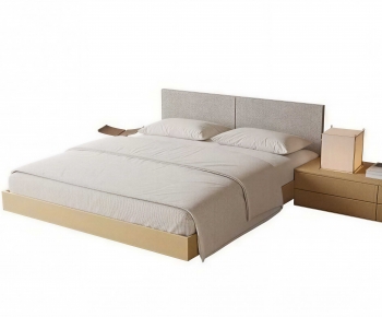 Modern Double Bed-ID:380143888