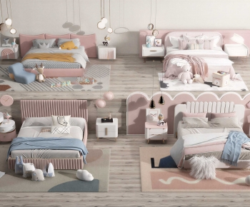 Modern Child's Bed-ID:139513029