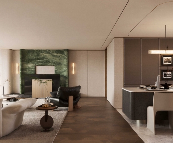 Modern A Living Room-ID:451164013