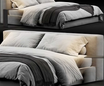 Modern Double Bed-ID:684820893