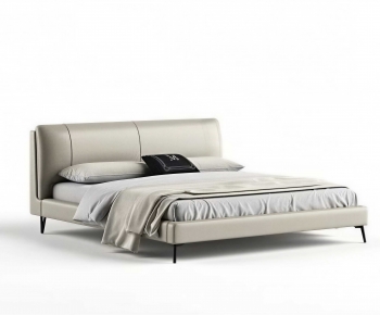 Modern Double Bed-ID:919397125