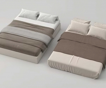 Modern Double Bed-ID:804676069