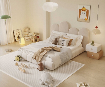 Modern Child's Bed-ID:558417089