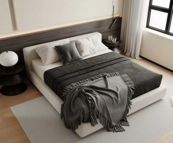 Modern Double Bed-ID:577249588