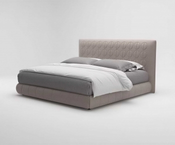 Modern Double Bed-ID:575845002